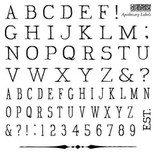 Load image into Gallery viewer, Apothacary Labels Decor Stamp™ by IOD (mini-stamps)-Iron Orchid Designs