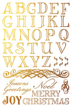 Load image into Gallery viewer, 2025 Holiday Figgy & Flourish Foil Transfer 8x12 Pad™