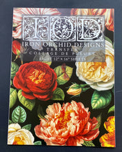 Load image into Gallery viewer, Collage de Fleurs Decor Transfer™ by IOD (Pad of 8 - 12"x16" sheets) - Iron Orchid Designs
