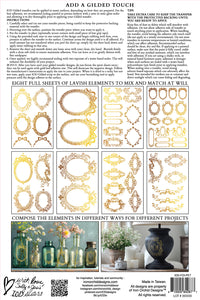 NEW Petits Ornements IOD Foil Transfer 8x12 Pad™
