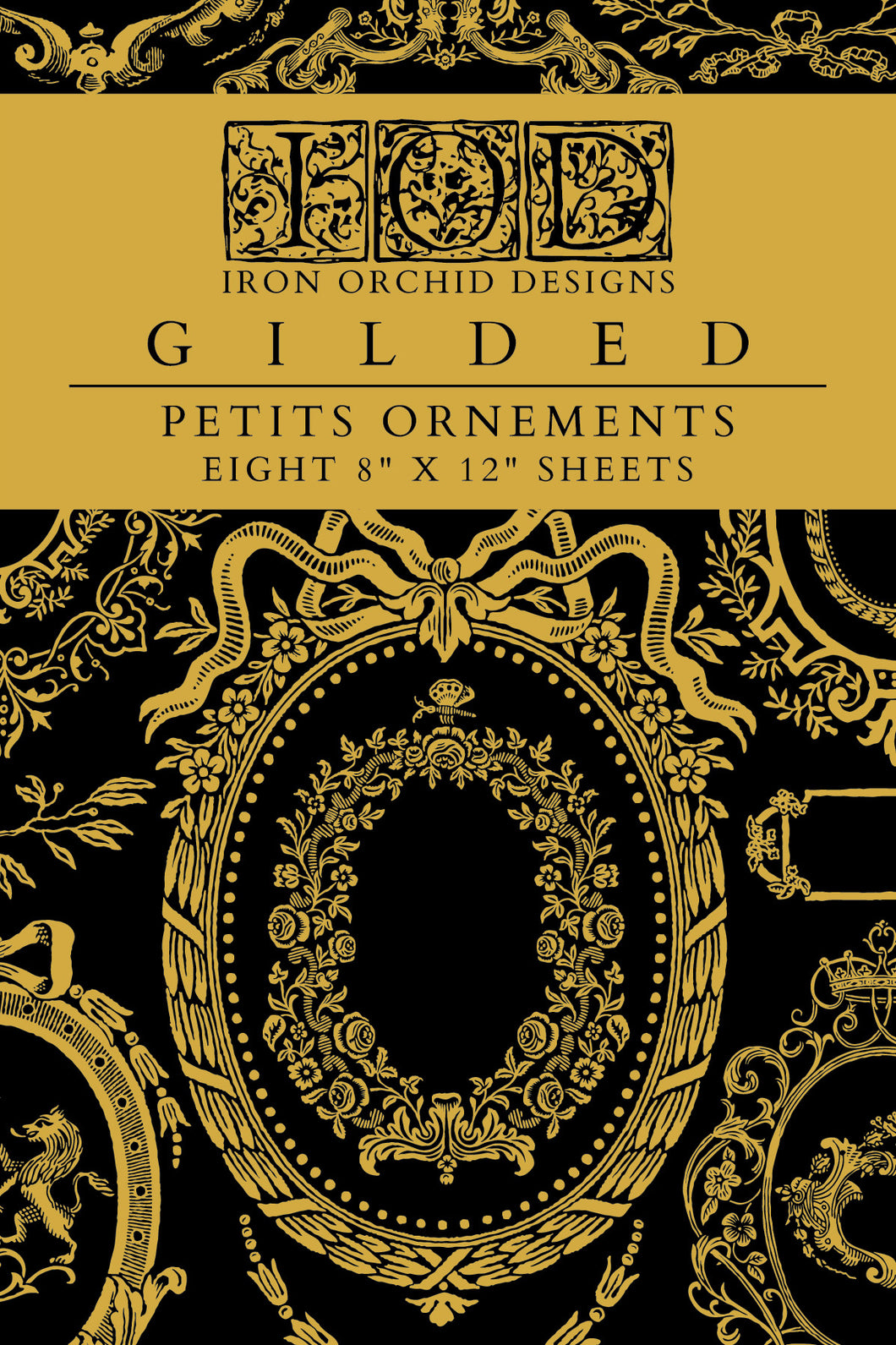 NEW Petits Ornements IOD Foil Transfer 8x12 Pad™