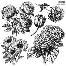 Load image into Gallery viewer, Garden Bouquet IOD™ Stamp Iron Orchid Design 12&quot;x12&quot; single sheet
