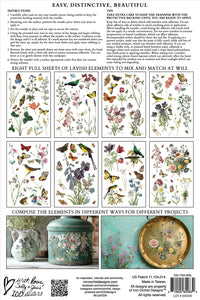NEW Wilde Bloemen IOD Transfer 8x12 Pad™