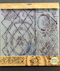 Veranda Decor Stamp™ by IOD (12”x12” 2 sheets)  - Iron Orchid Designs