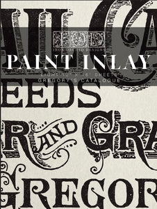 Gregory's Catalogue Paint Inlay