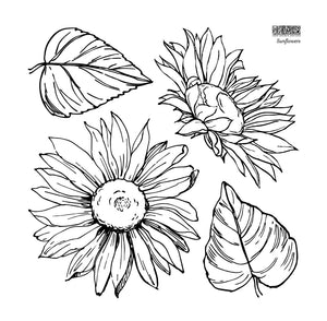 Sunflower IOD™ Stamp Iron Orchid Designs