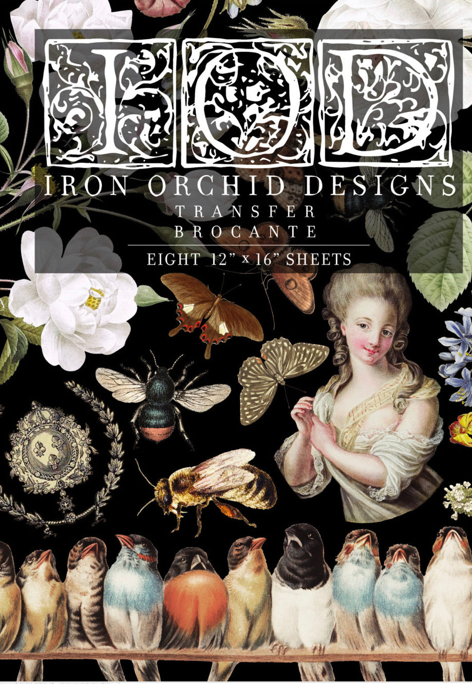 Brocante Transfer IOD™ Iron Orchid Design