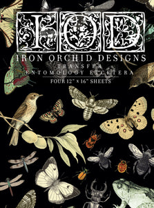Entomology Etc IOD™ Transfer Iron Orchid Design